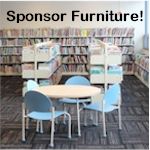 Sponsor furniture in our new library!