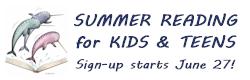 Summer Reading Club for kids & teens, sign-up starts June 27