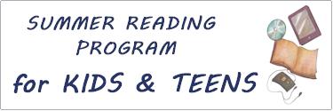 Summer Reading Club for kids & teens