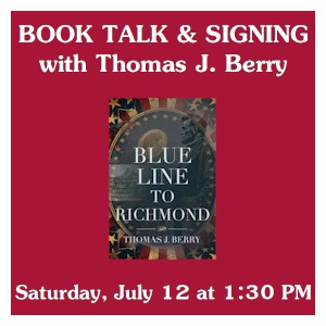 image tile Blue Line to Richmond: book signing with Thomas Berry -  Saturday, July 12 at 1:30 PM, registration is not required.