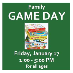 image tile TEEN TIME: GAME DAY (ages 11+) Thursday June 1 at 3:00 PM