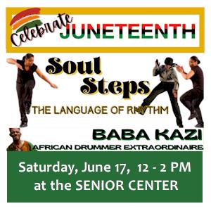 image tile CELEBRATE JUNETEENTH, Saturday, June 17, 12:00 - 2:00 PM