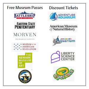 image tile MUSEUM PASSES & DISCOUNT TICKETS AVAILABLE, SPONSORED BY FRIENDS OF THE LIBRARY, click here for details