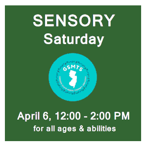 image tile SENSORY SATURDAY: GARDEN STATE MUSIC THERAPY (all ages & abilities) - Saturday, April 6 at 12:00 PM, registration is not required.